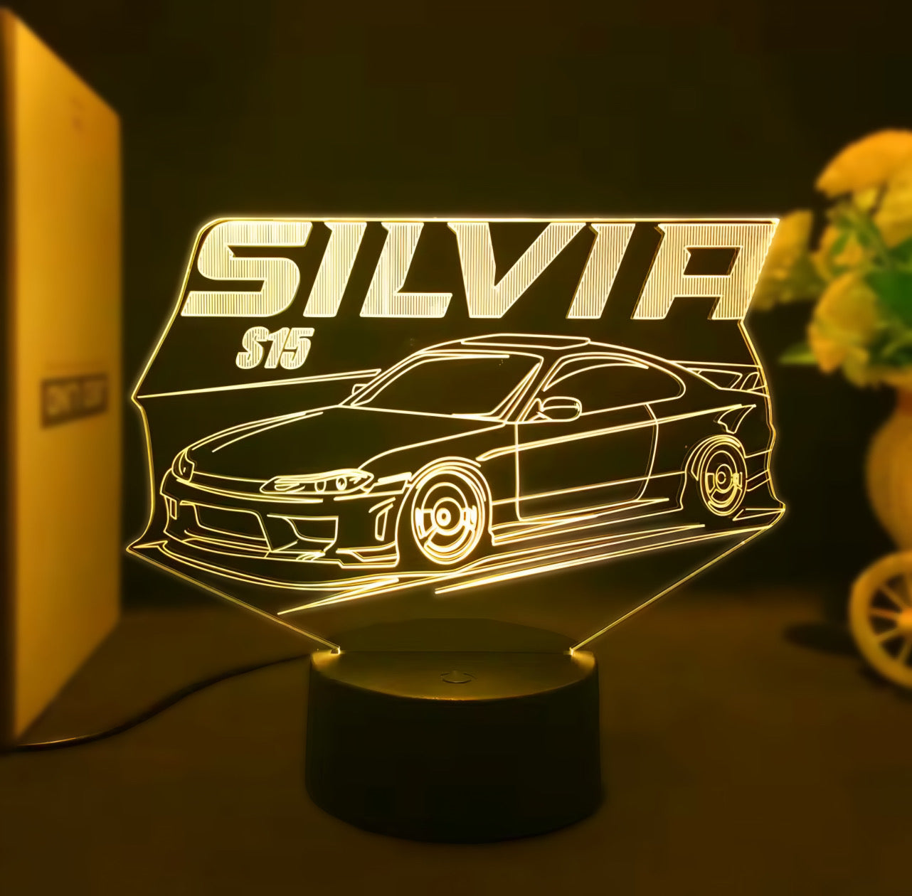 Lámpara de ilusión 3D